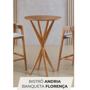 MESA BISTRO ALTA ALDRIA BANQUETAS NAO INCLUSAS
