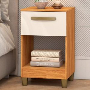 MESA DE CABECEIRA PRADA CINAMOMO OFF - FELLICCI