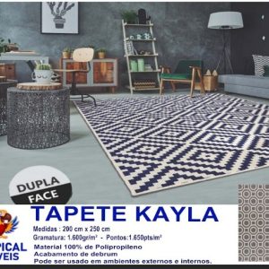 TAPETE KAYLA DUPLA FACE 200X250 - EDANTEX