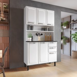 KIT COZINHA PRATIKA BRANCO - ITATIAIA 1,05m