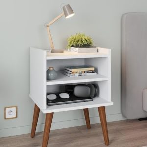 MESA DE CABECEIRA AROMA SEM GAVETA BRANCO - FIORELLO 0,41