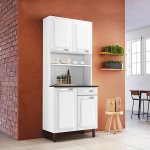 KIT COZINHA PRATIKA BRANCO - ITATIAIA 0,80m