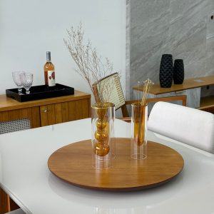 PRATO DECORATIVO GIRATÓRIO NATURE - RJ DECOR