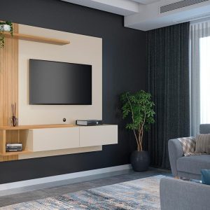 PAINEL HOME LOS ANGELES OFF/CINAMOMO -  VALDEMOVEIS 1,60CM