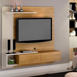 PAINEL HOME LOS ANGELES CINAMOMO/OFF -  VALDEMOVEIS 1,60CM