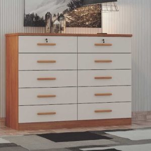 COMODA DECA 10 GAV CUMARU/FENDI - NOVO HORIZONTE 1,36