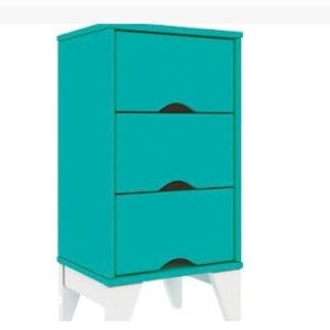 MESA DE CABECEIRA TWISTER 3 GAV AQUA/BRANCO - TCIL 0,36 QUEIMA DE ESTOQUE