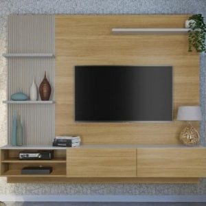 PAINEL HOME SUSPENSO MONTANA CINAMOMO/OFF  - VALDEMÓVEIS 2,00cm