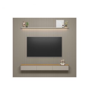 PAINEL RIPADO MODULAR 3,00mts GRIS FOSCO  -  LINEA BRASIL