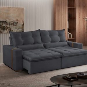 ESTOFADO DALLAS CINZA - TREVO ESTOFADOS 2,00CM