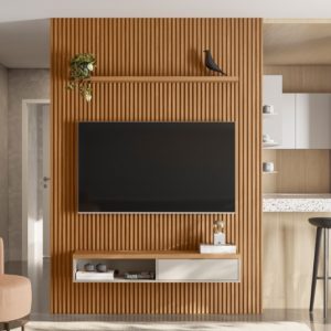 PAINEL RIPADO MODULAR 1,80mts NATURE/OFF - LINEA