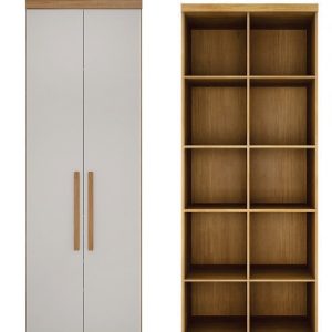 ROUPEIRO MODULADO MODULO 2 PORTA C/ NICHO 0,80CM NOVO HORIZONTE