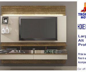 PAINEL NAPOLES OFF/IPE  - VALDEMÓVEIS SEM LED QUEIMA DE ESTOQUE 2,00ccm