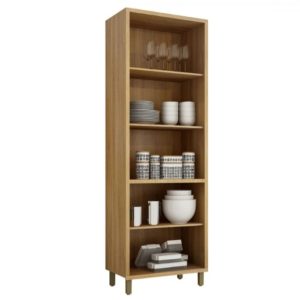 Alternative view of PANELEIRO TORINO CRISTALEIRA GLASS CINAMOMO OFF WHITE- VALDEMOVEIS 0,73CM