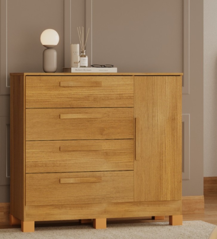 COMODA QUERO QUERO CINAMOMO - VALDEMOVEIS 1,05CM